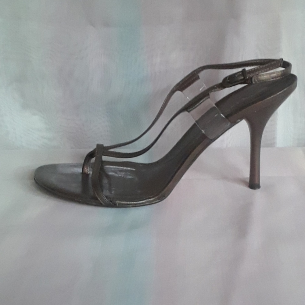 Gianni Bini Strappy Bronze Sandals